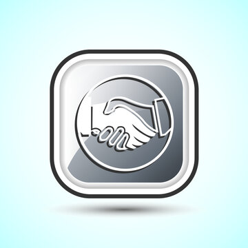 Agreement icon Button Design Illustration