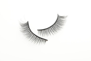 Wall Mural - PNG, false eyelashes, isolated on white background