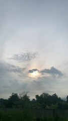 Wall Mural - the beauty of nature sun in the sky.