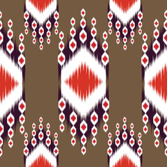 Wall Mural - Abstract ethnic geometric pattern design for background or Wallpaper.Ikat,vector, background, illustration, design, fabric,seamless pattern ,ethnic pattern 