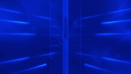 Wall Mural - abstract tunnel of a white and blue spectrum background 01