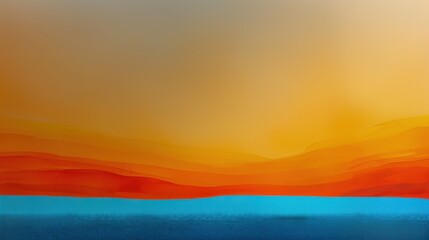 Wall Mural - Abstract Sunset Horizon