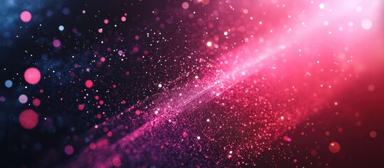 Poster - Abstract Digital Technology Background for Corporate Presentations Featuring Particle Effects