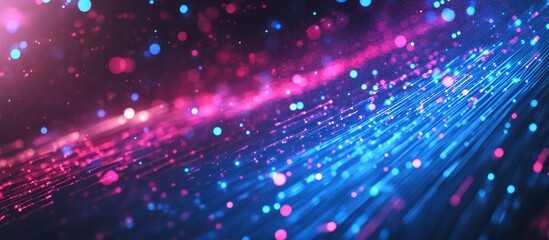 Aufkleber - Abstract technology background featuring high speed digital fiber and advanced concepts