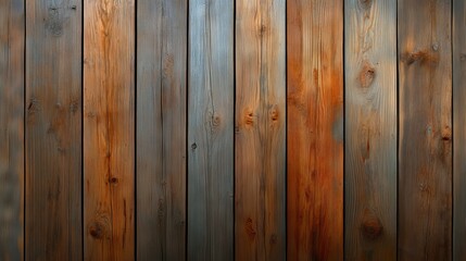 Wall Mural - A rustic background featuring the detailed texture of aged wood planks.