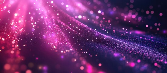 Poster - Abstract Digital Technology Background for Corporate Business Presentations with Particle Effects