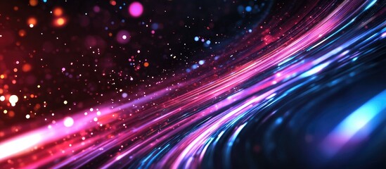 Aufkleber - Abstract technology background featuring high speed digital fiber and advanced concepts