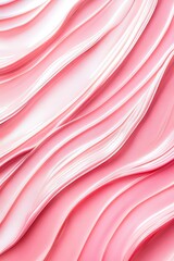 Wall Mural - A close up of a pink and white background with wavy lines