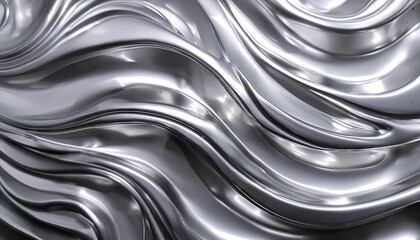 Wall Mural -  Liquid metallic texture 