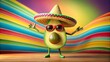 © ฉัน ก็คง - Taco Tuesday Fiesta: A Vibrant Avocado's Dance of Joy  generative AI