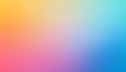 Wall Mural - new amazing blue orange yellow white blur gradient with noise grain textured,