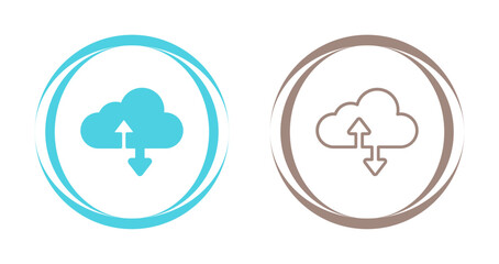 Wall Mural - Cloud Consulting Vector Icon