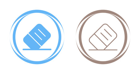 Sticker - Eraser Vector Icon