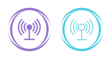 Wall Mural - Wi Fi Connectivity Vector Icon