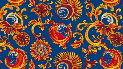 example of a batik cloth image for clothing design