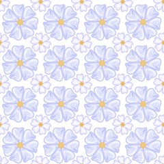 Wall Mural - seamless floral pattern