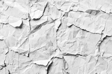 Poster - A close-up shot of a blank sheet of paper in black and white