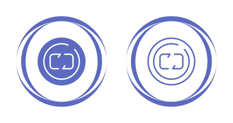 Poster - Repeat Circle Vector Icon