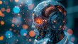 © Mitparean - Cybernetic Fusion: Robot and Brain Converging into Abstract Technological Design