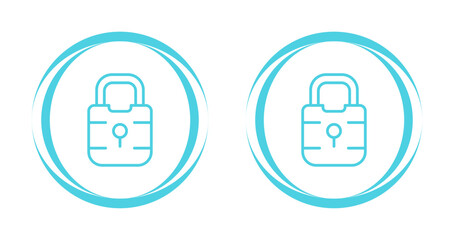 Wall Mural - Padlock Vector Icon