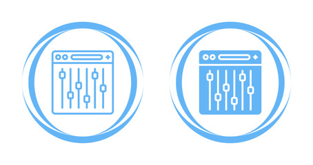 Canvas Print - Settings Vector Icon