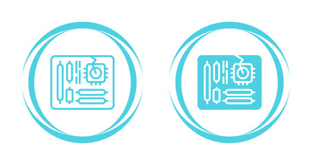 Wall Mural - Motherboard Vector Icon