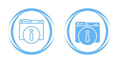 Wall Mural - Information Symbol Vector Icon