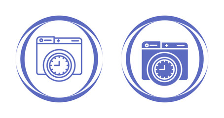 Poster - Clock Vector Icon