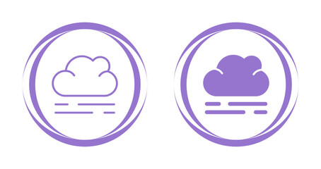 Wall Mural - Cloud Vector Icon