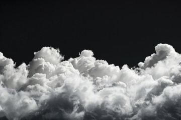 Poster - A commercial airliner soaring above a thick layer of clouds