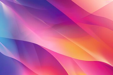 Poster - A colorful and dynamic abstract background featuring wavy lines