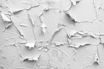Poster - Close up shot of peeling paint on a worn out wall, highlighting the texture and decay