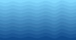 © Apirak - Sea waves. Blue river ocean wave layer vector background illustration