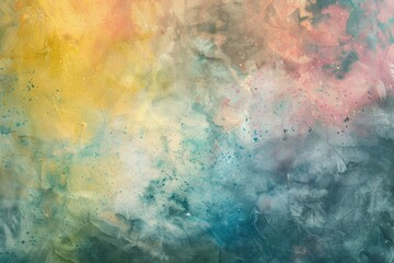 Poster - A vibrant and dynamic depiction of a cloudy sky with varying shades of blue and white