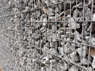 Wall Mural - stone gabion texture