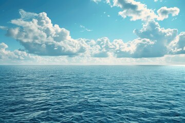 Poster - A serene lake scene with a cloudy sky, perfect for nature and outdoor related projects