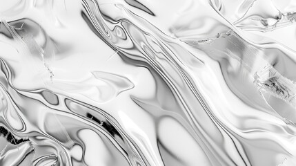 Aufkleber - A close-up shot of a liquid-like substance in monochrome tones