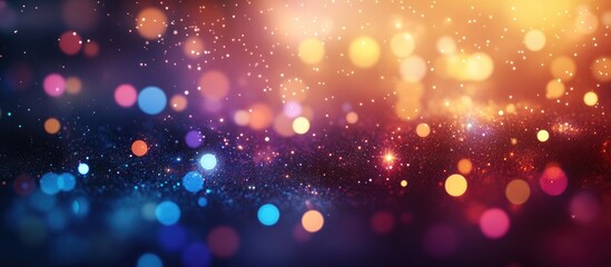 Poster - Cinematic Abstract Bokeh Background for Event Trailers and Digital Technology Presentations