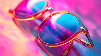 Sticker - Retro sunglasses wallpaper