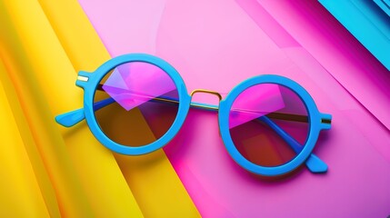 Poster - Retro sunglasses wallpaper