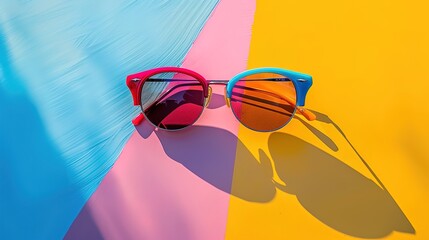 Sticker - Retro sunglasses wallpaper