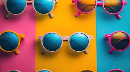 Retro sunglasses wallpaper