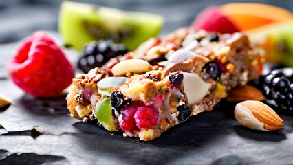 cookies cake with berries beautiful dish 