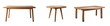 © Late - wooden table png
