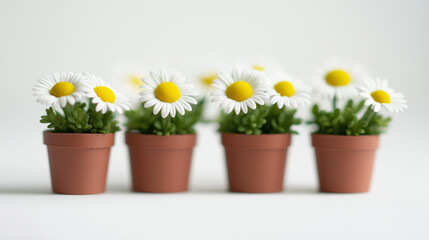 daffodils in pots, flowers in a vase, daisy flower, toy, miniature, flower pot 