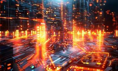 Poster - Cyberpunk Cityscape