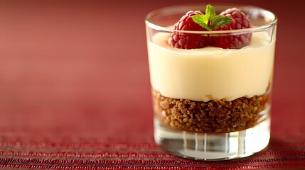 Wall Mural - glass of milk dessert 