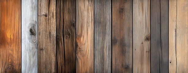 Wall Mural - rustic wooden texture with natural patterns, ideal for earthy and organic themes, more clarity with 