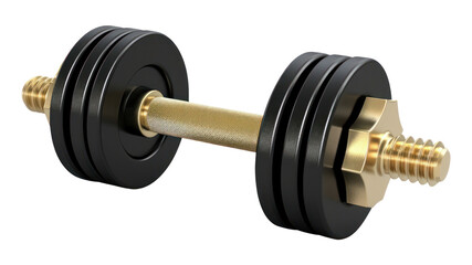 Sticker - PNG Dumbbell sports gym white background.