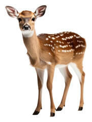 Canvas Print - PNG A deer wildlife animal mammal.